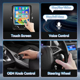 Car Stereo Radio Head Unit Compatible with Toyota Reiz 2010-2013 Carplay&Android Auto T-Style Touch Screen with GPS | DSP | Bluetooth | Optical | FM | 4G | WiFi 8+128G 12.1