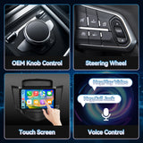 Android 13 Car Radio for Chevy Cruze 2009-2015 Wireless Carplay Android Auto Mirror Link 9" Touch Screen Car Radio with GPS, BT, FM/RDS, EQ, DSP, WiFi, SWC, Backup Camera