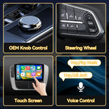 Car Radio Stereo for Honda Pilot 2006 2007 2008, Wireless CarPlay Android Auto, 9 Inch IPS Touch Screen Android 15 GPS WiFi Bluetooth 32-Band DSP SWC AHD Camera
