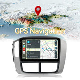 Car Radio Stereo for Honda Pilot 2006 2007 2008, Wireless CarPlay Android Auto, 9 Inch IPS Touch Screen Android 15 GPS WiFi Bluetooth 32-Band DSP SWC AHD Camera