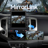 Car Stereo for Toyota Tacoma 2005-2015 Upgrade Wireless CarPlay & Android Auto AHD Backup Camera GPS SWC FM WiFi Bluetooth