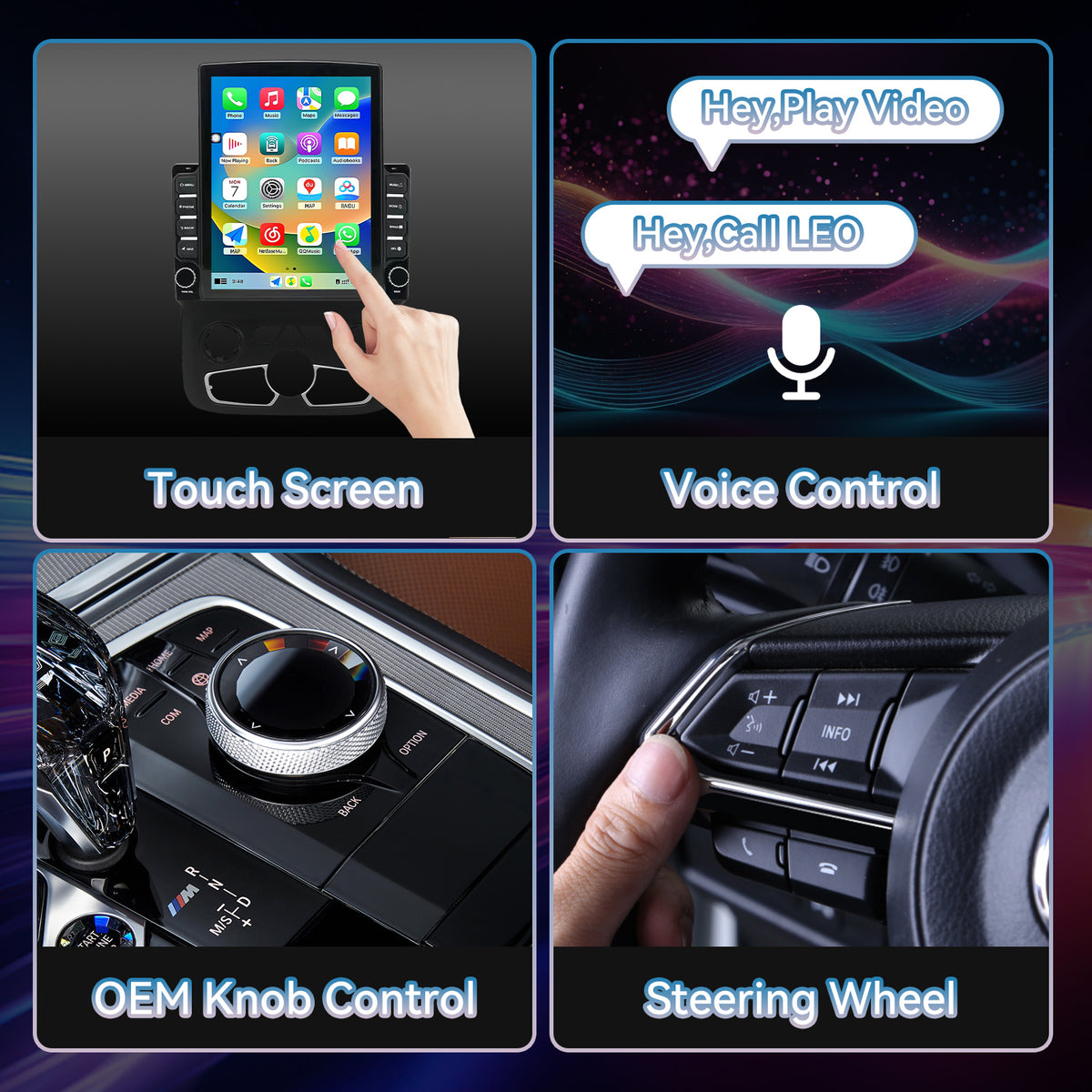 9.7 inch Car Stereo for Dodge RAM 1500/2500/3500 (2013-2018）auto-ac，Supports the vehicle’s original camera
