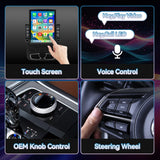 9.7 inch Car Stereo for Dodge RAM 1500/2500/3500 (2013-2018）auto-ac，Supports the vehicle’s original camera