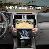 Car Stereo Radio Upgrade for Toyota 4Runner 2009-2019 CarPlay Android Auto 9" Touchscreen Car Radio Stereo Player Head Unit with GPS Navigation Bluetooth WiFi SWC FM RDS Backup Camera Mic