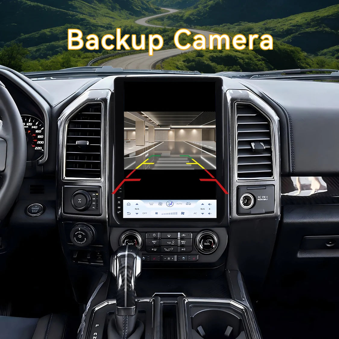 Car Radio for Ford F150 2015 2016 2017 2018 2019 2020 Android 13, 14.5 Inch IPS Touch Screen Car Stereo with Wireless Carplay/Android Auto,GPS, WiFi, Bluetooth, FM, DVR