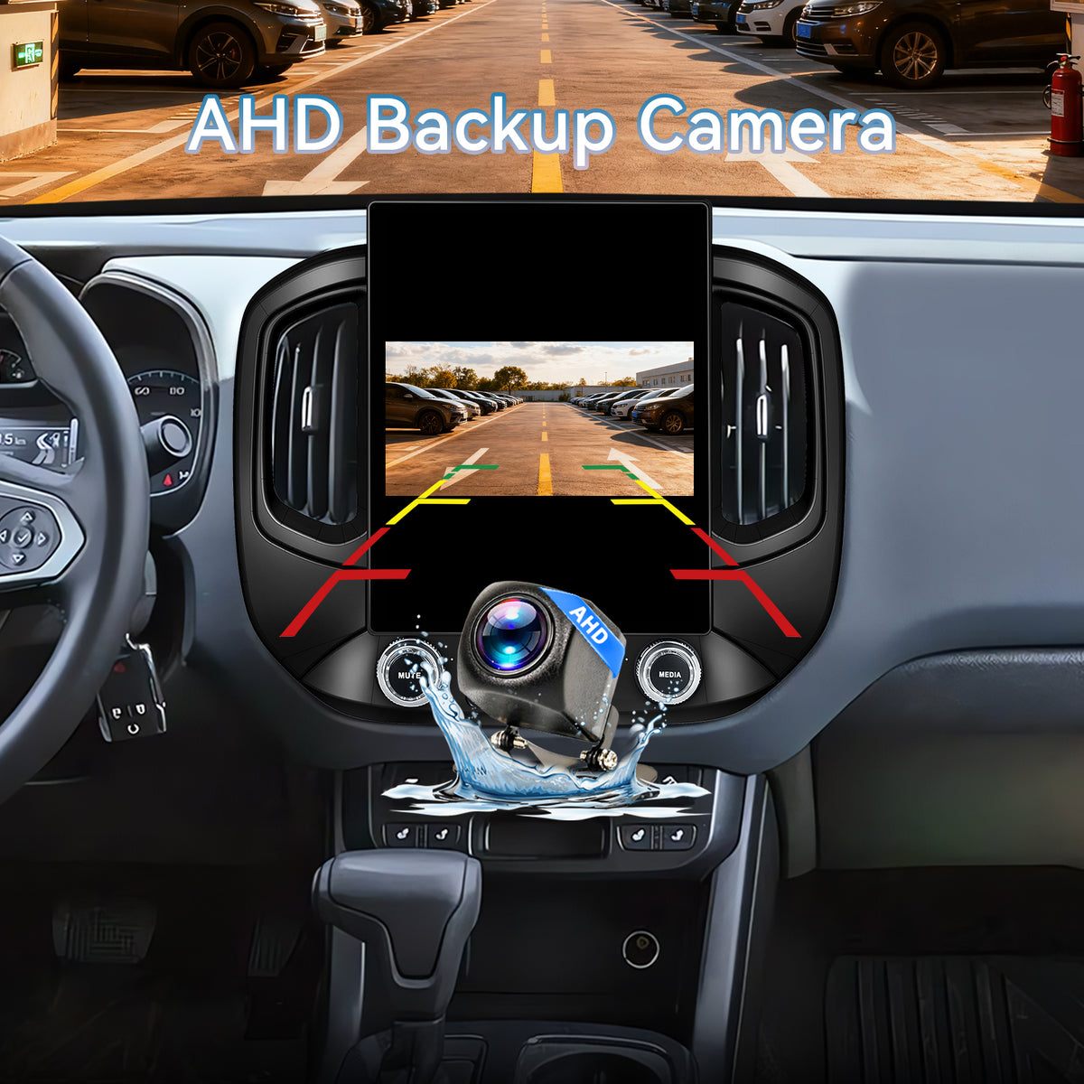 Car Stereo Radio for Chevrolet Colorado 2015-2018, T-Style 12.1" Touchscreen with Wireless CarPlay & Android Auto, 8-Core Processor, 4GB RAM + 64GB ROM, Mirror Link, WiFi, Bluetooth, FM, DSP, SWC, Backup Camera