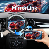Car Radio Compatible With BMW Mini Cooper 2007-2014,4G+64G,9" Touch Screen Car Stereo with Wireless Carplay&Android Auto,FM/GPS/SWC/Mirror Link/Backup Camer