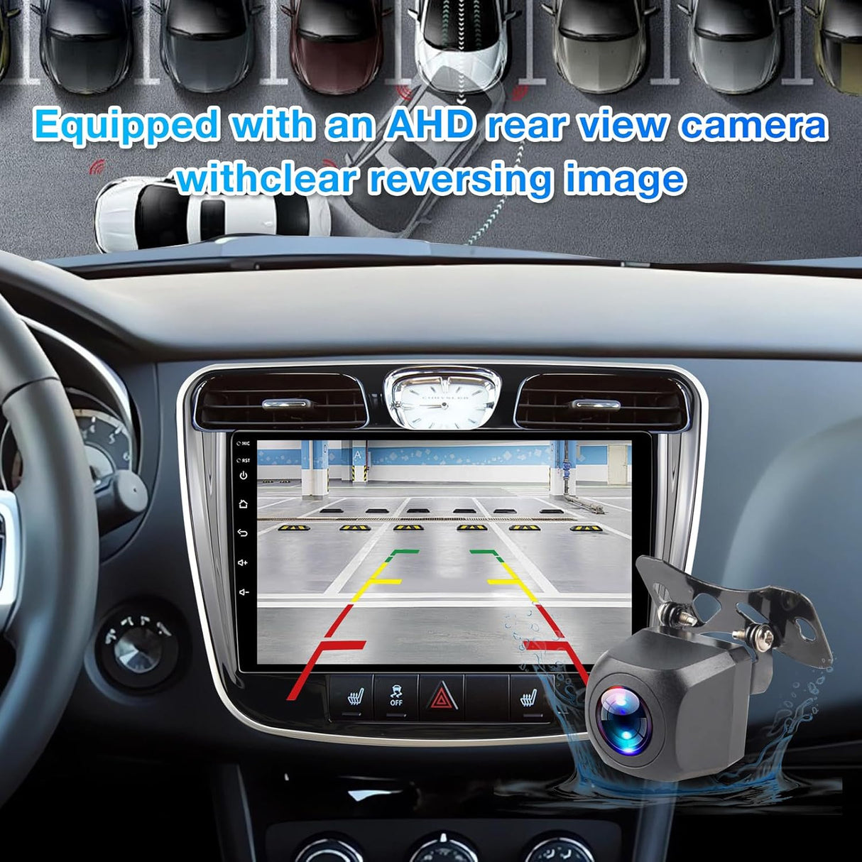 Android 13 Car Stereo for Chrysler 200 2011 -2014 with Wireless CarPlay & Android Auto