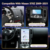 Car Stereo Radio Head Unit Compatible for Nissan 370Z 2009-2021