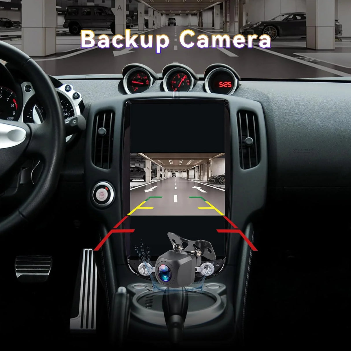 Car Stereo Radio Head Unit Compatible for Nissan 370Z 2009-2021