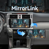 Car Stereo Radio Upgrade for Toyota 4Runner 2009-2019 CarPlay Android Auto 9" Touchscreen Car Radio Stereo Player Head Unit with GPS Navigation Bluetooth WiFi SWC FM RDS Backup Camera Mic