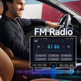 10 Inch Car Stereo Radio Compatible with Toyota Tacoma 2005-2015 Android 13 2+64G Wireless CarPlay Android Auto Car Radio Replacement with GPS/SWC/ Backup Camera