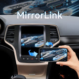Car Radio for Jeep Grand Cherokee  2014 2015 2016 2017: Touch Screen Stereo Replacement with Carplay Android Auto 5GWiFi BT5.0 Backup Camera GPS