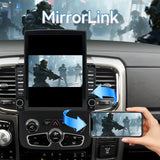 9.7 inch Car Stereo for Dodge RAM 1500/2500/3500 (2013-2018）auto-ac，Supports the vehicle’s original camera