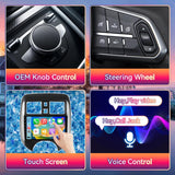 Car Stereo for Nissan Versa Note 2014-2018 Supports Wireless CarPlay/Android Auto Touchscreen, GPS/Bluetooth/FM/AUX/SWC/Backup Camera