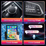Car Stereo for Dodge Grand Caravan / Chrysler Town & Country (2013–2016), 9.7" Touchscreen Android Head Unit, 2+64GB, Wireless CarPlay & Android Auto, WiFi, GPS, Bluetooth, 1080P Backup Camera
