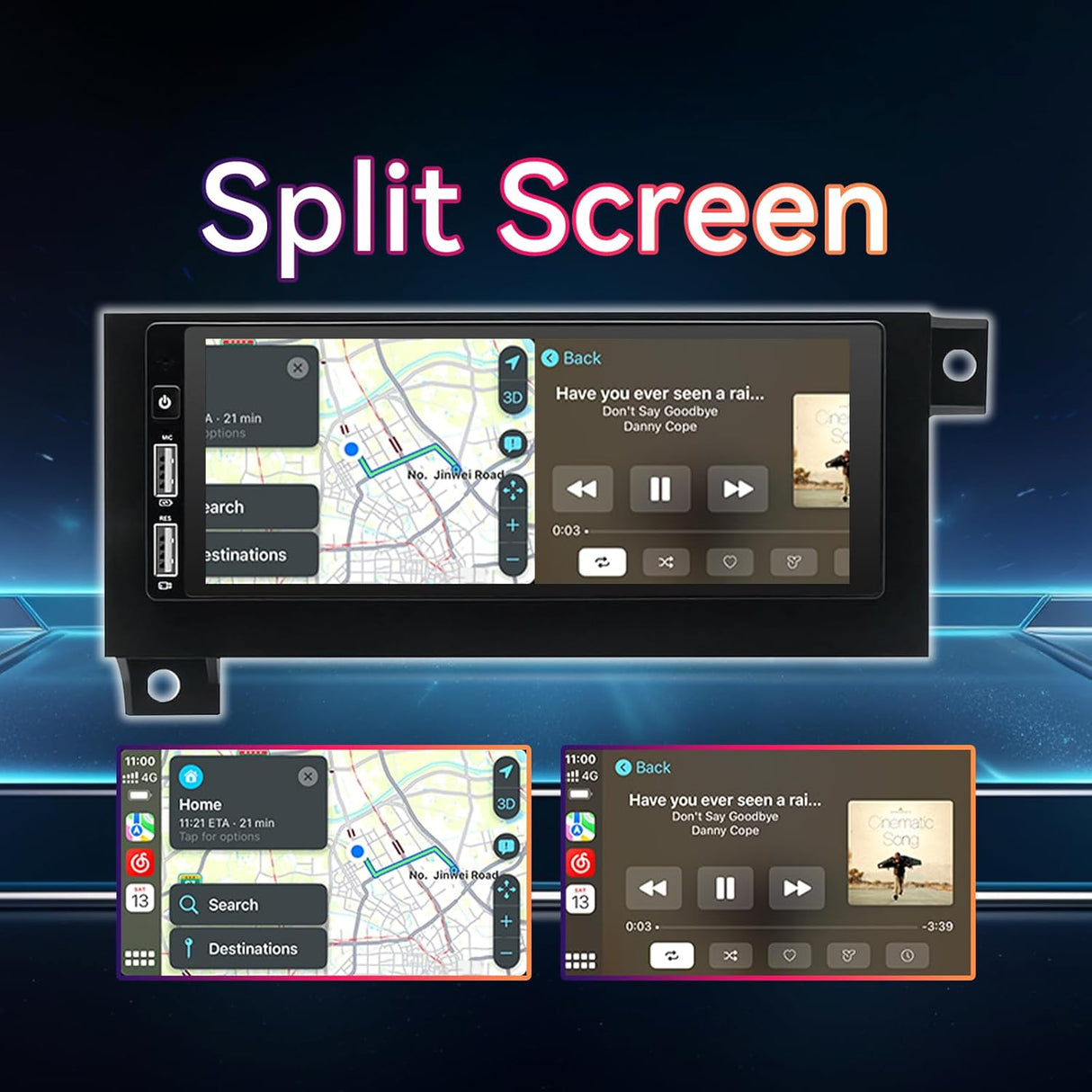 6.8" Touchscreen Android 13 Car Stereo for 1994-2002 Dodge Ram 1500/2500/3500, Chrysler Town & Country 1990-2000, Cirrus 1995-2000, Wireless CarPlay & Android Auto, GPS, Backup Camera