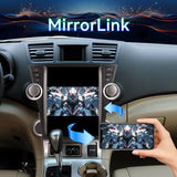 8Core 4GB+64GB Android 13 Car Radio for Toyota Highlander 2009 2010 2011 2012 2013, 12.1 Inch Highlander Stereo with Carplay & Android Auto