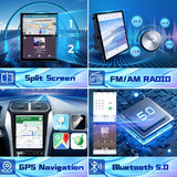 Car Stereo for 2011-2019 Ford Explorer with Wireless CarPlay/Android Auto/