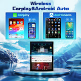 Car Stereo for 2011-2019 Ford Explorer with Wireless CarPlay/Android Auto/