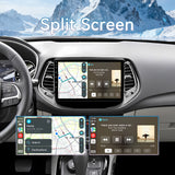Car Radio Stereo for Jeep Compass 2017-2020,10" Android 13 Touchscreen Head Unit,Wireless CarPlay & Android Auto,GPS Navigation,HD Backup Camera,Mirror Link