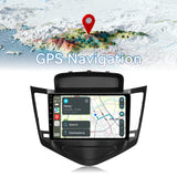 Android 13 Car Radio for Chevy Cruze 2009-2015 Wireless Carplay Android Auto Mirror Link 9" Touch Screen Car Radio with GPS, BT, FM/RDS, EQ, DSP, WiFi, SWC, Backup Camera