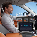 Car Radio for Toyota Highlander 2008-2013,10 Inch QLED Touch Screen Car Stereo with Carplay&Android Auto,WiFi,GPS Navigation,Bluetooth5.0,FM&AM Radio