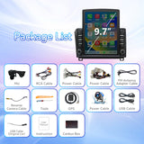 9.7" Android 14 Car Radio Stereo Compatible with Toyota Tundra 2007-2013 Sequoia 2008-2018 Touch Screen with Wireless CarPlay & Android Auto FM Radio Upgrade Bluetooth GPS Navigation Backup Camera