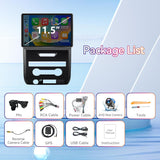 Car Stereo for Ford F150 2009 2010 2011 2012 Supports Wireless CarPlay & Android Auto, BT/WiFi/GPS/FM/SWC/1080P Backup Camera/Manual AC Upgrade