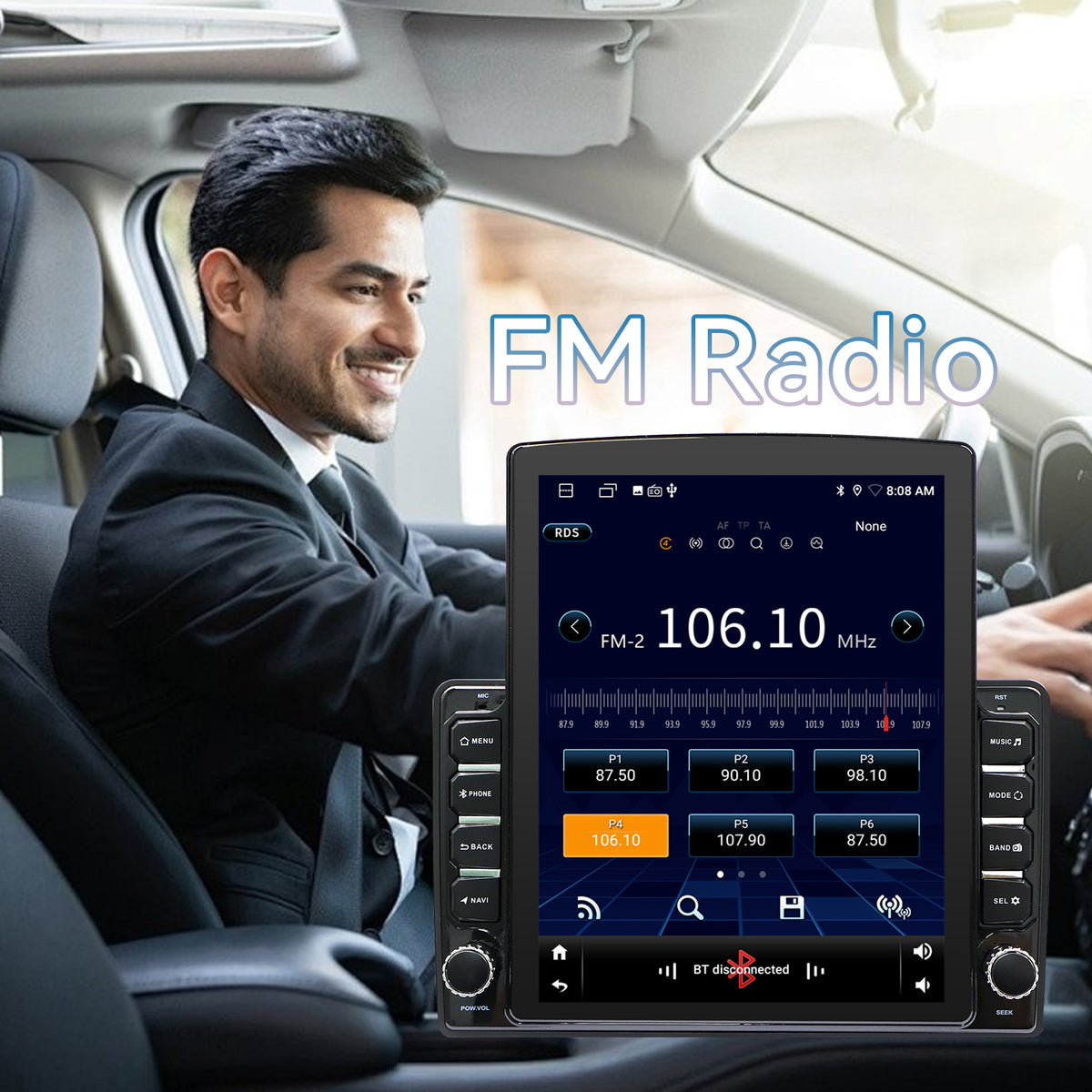 Car Stereo for Nissan Frontier/Xterra 2009-2014 | Wireless CarPlay/Android Auto | 9.7 | Android14 | 4+64G