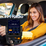9.7 inch Car Stereo for Dodge RAM 1500/2500/3500 (2013-2018）auto-ac，Supports the vehicle’s original camera