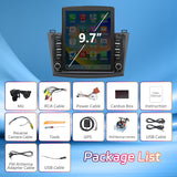 Android 13 Car Stereo for Mazda 3 2010-2013, 9.7 Inch Touch Screen with Wireless CarPlay & Android Auto, 2+64G, GPS, WiFi, BT, FM/RDS, 1080P Backup Camera, Mirror Link (with canbus)