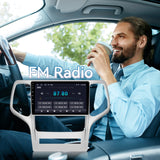 Car Radio Upgrade for Jeep Grand Cherokee 2010-2013 Wireless Carplay | Android Auto 2G+64G WiFi GPS Navigation Bluetooth 5.0,SWC, Car Tablet
