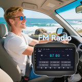 Car Radio for Jeep Renegade 2015 2016 2017 2018 2019 2020 64G 5GWiFi Upgrade Touchscreen Stereo for Jeep Renegade Accessories 9in Carplay Android Auto Headunit GPS Bluetooth FM Camera