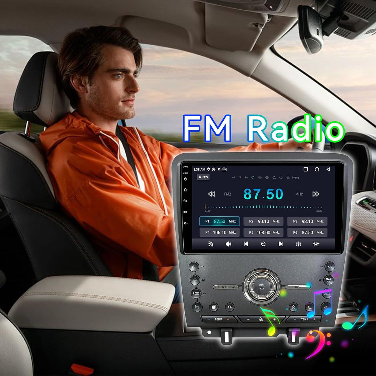 Car Stereo Radio Compatible for Ford Mustang 2010 2011 2012 2013 2014