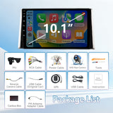 Car Radio for Toyota RAV4 2019-2022 with  Wireless CarPlay CarPlay Android Auto GPS Navigation 10.1-inch Touch Screen Bluetooth WiFi Back Camera