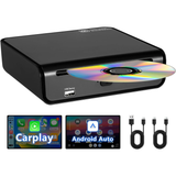 CarPlay CD Player Supports Wireless CarPlay/Android Auto for Car with Wired CarPlay